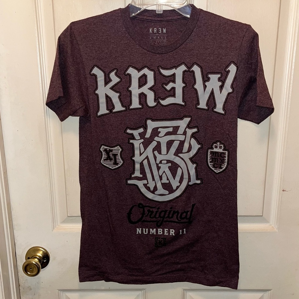 KREW Men’s Short Sleeve T-shirt. Sz S.